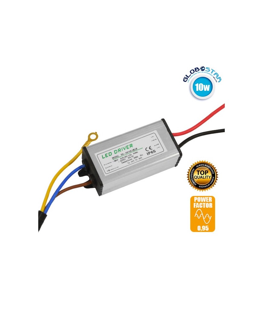 Μετασχηματιστής Προβολέα LED 10W IN 230V OUT 8-12V 0.95PF GloboStar 47853